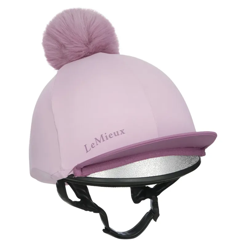 LeMieux Classique Pom Helmet Cover - Fondant
