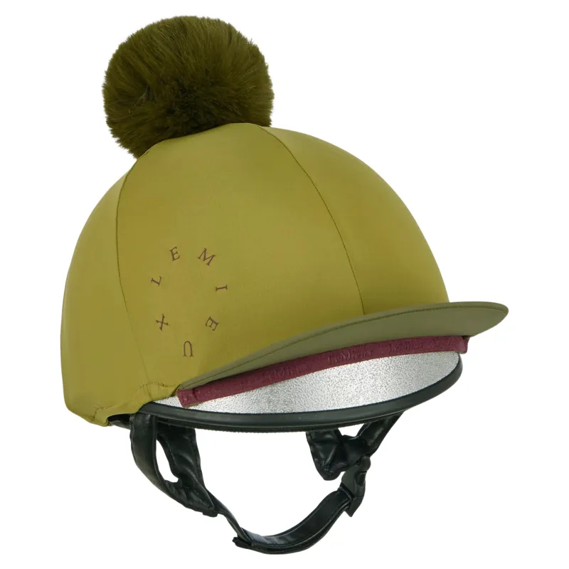LeMieux Classique Pom Helmet Cover - Gooseberry