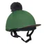 LeMieux Classique Pom Helmet Cover - Hunter Green