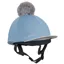 LeMieux Classique Pom Helmet Cover - Ice Blue