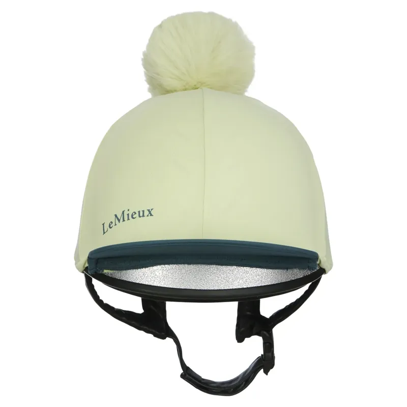 LeMieux Classique Pom Helmet Cover - Macaron-2