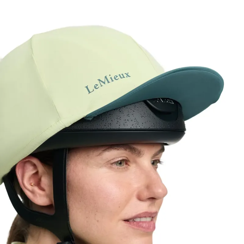 LeMieux Classique Pom Helmet Cover - Macaron-4