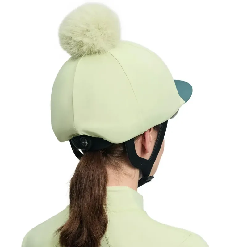 LeMieux Classique Pom Helmet Cover - Macaron-7