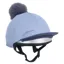 LeMieux Classique Pom Helmet Cover - Powder Blue
