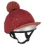 LeMieux Classique Pom Helmet Cover - Russet