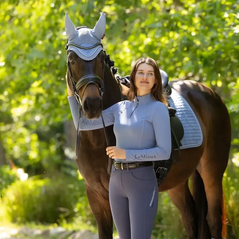 LeMieux Classique Women's Base Layer - Powder Blue-1