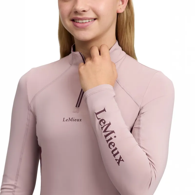 LeMieux Young Rider Classique Long Sleeve Base Layer Wild Rose-3