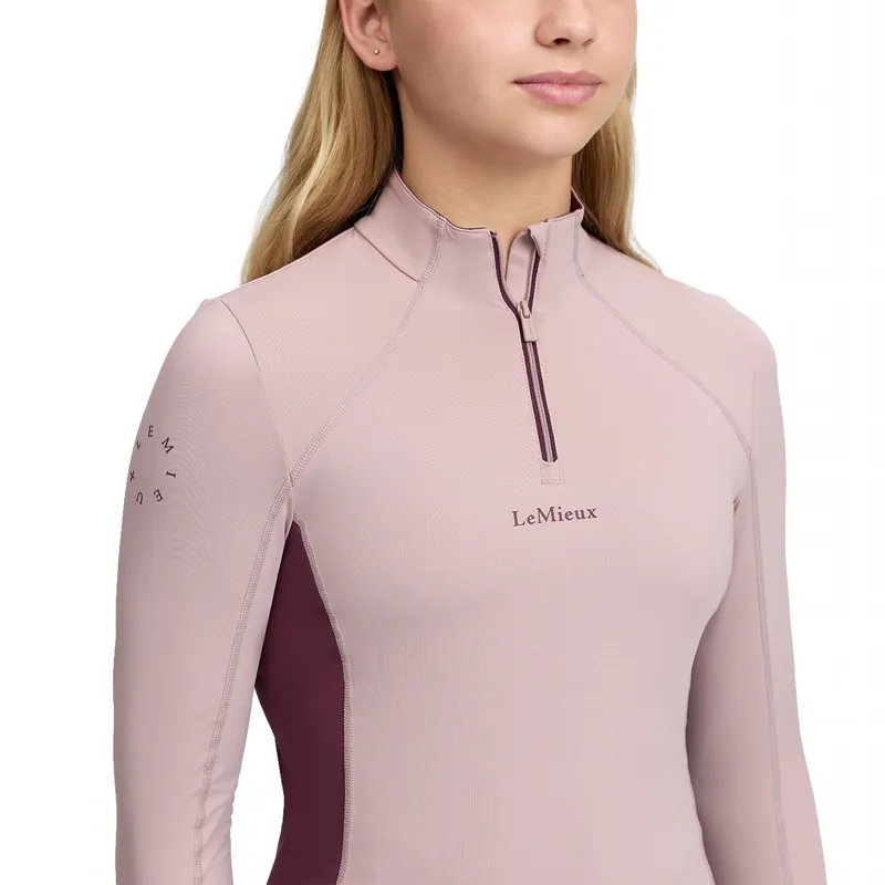 LeMieux Young Rider Classique Long Sleeve Base Layer Wild Rose-5