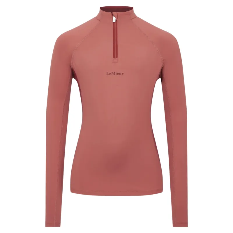 LeMieux Young Rider Classique Long Sleeve Base Layer - Spiced Earth-3