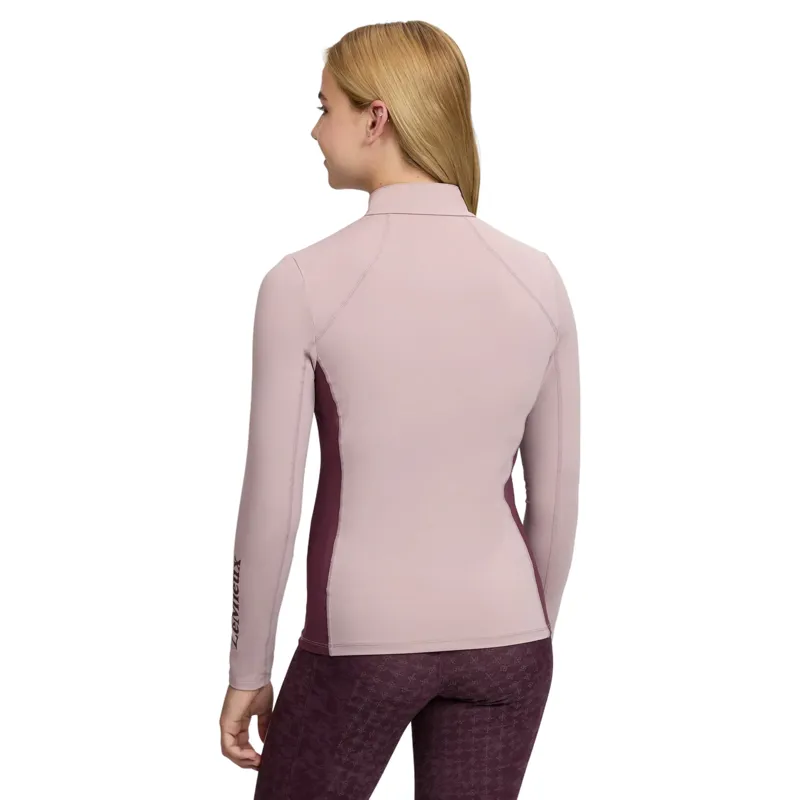 LeMieux Young Rider Classique Long Sleeve Base Layer Wild Rose-1