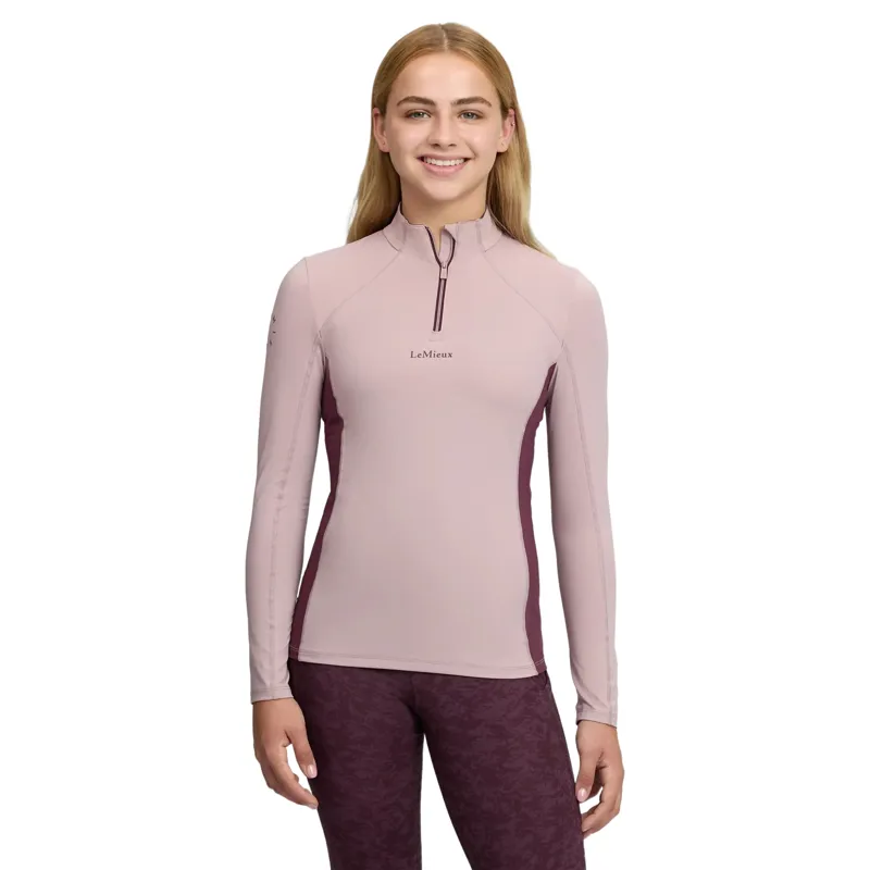 LeMieux Young Rider Classique Long Sleeve Base Layer Wild Rose