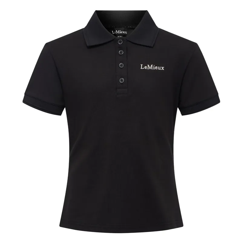 LeMieux Young Rider Classique Polo Shirt - Black-2