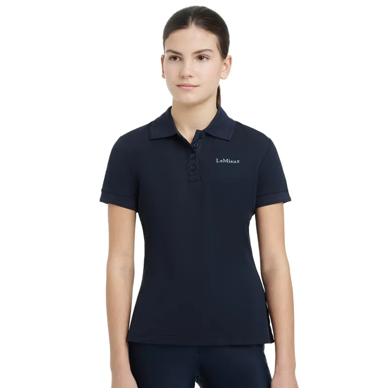 LeMieux Young Rider Classique Polo Shirt - Navy