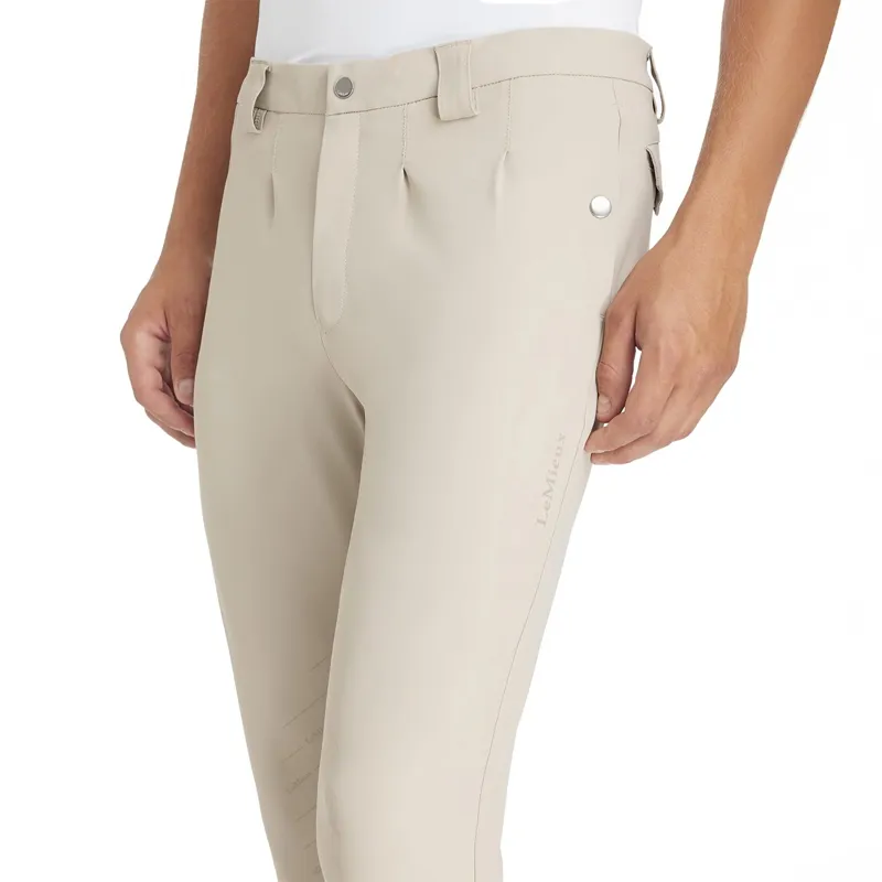 LeMieux Classique Men's Knee Grip Breeches - Beige-3