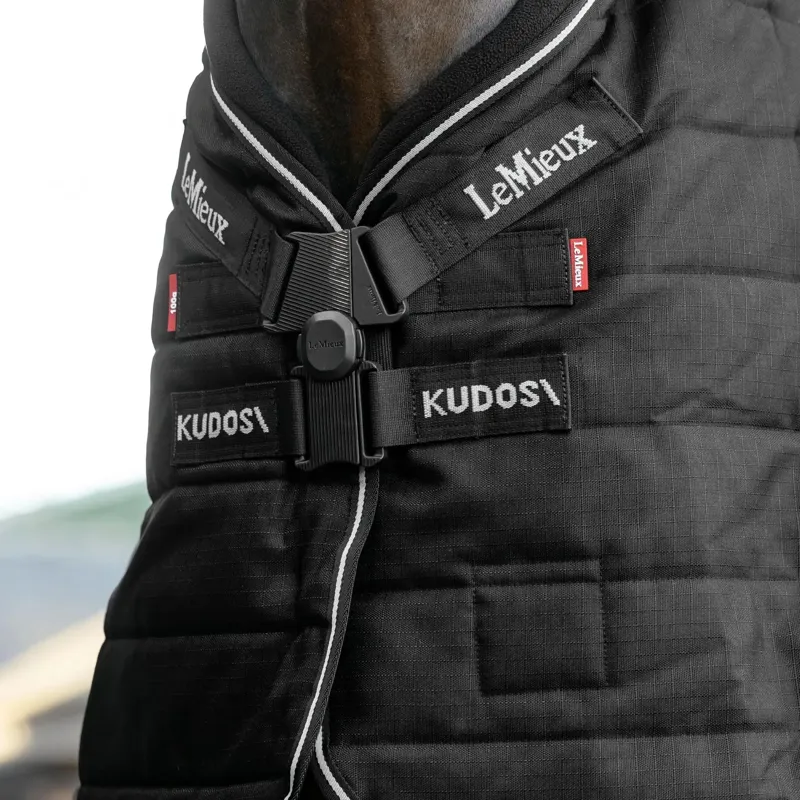 LeMieux Kudos ClimaCore Detachable Neck 200g Stable Blanket - Black-3