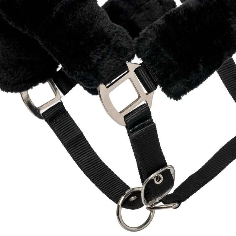 LeMieux Comfort Fleece Halter - Black-4