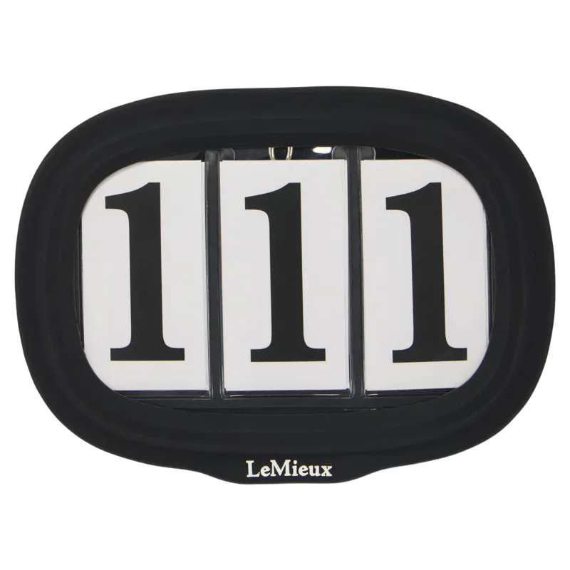 LeMieux Competition Bridle Number Holder - Black