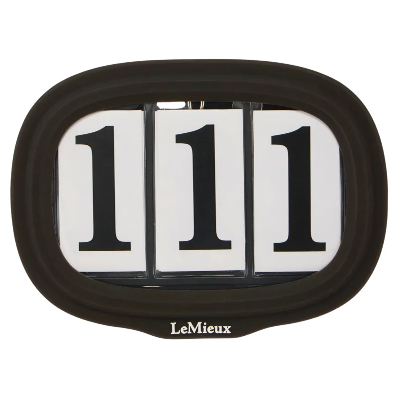 LeMieux Competition Bridle Number Holder - Brown