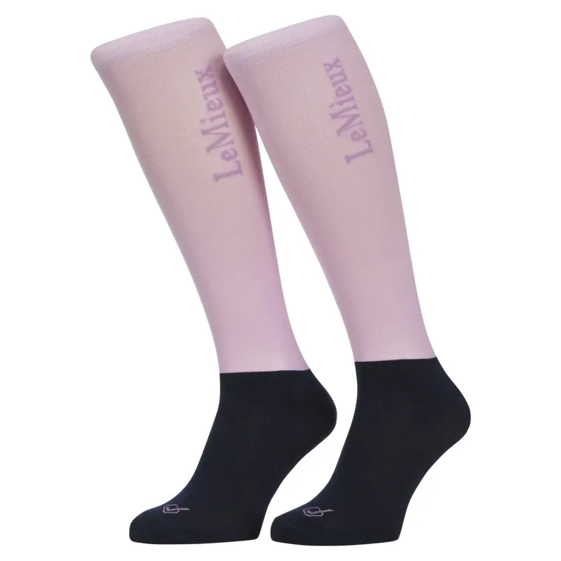 LeMieux Competition Riding Socks 2 Pack - Fondant