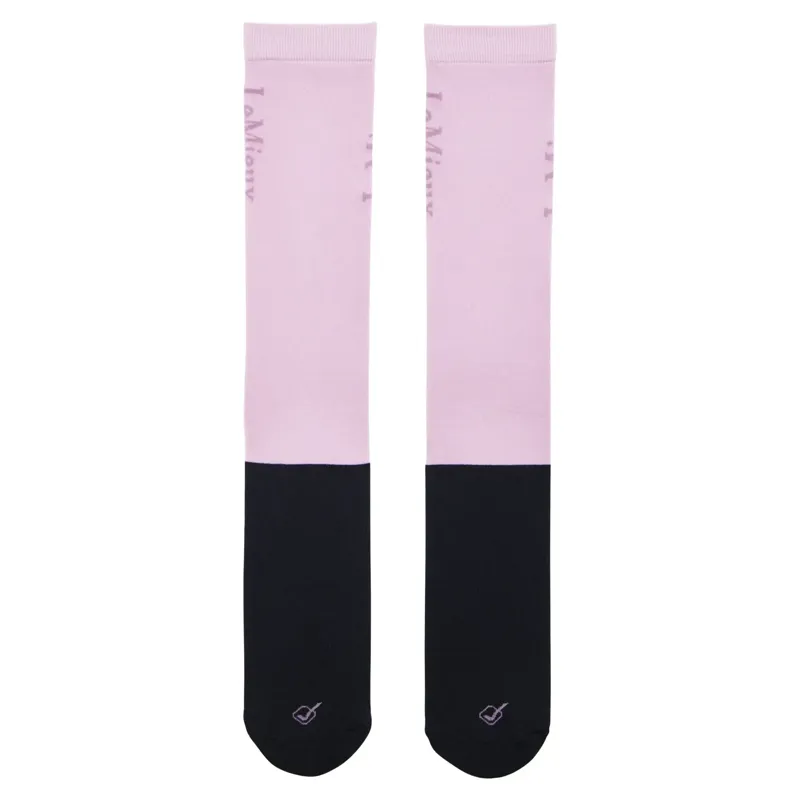 LeMieux Competition Riding Socks 2 Pack - Fondant-1