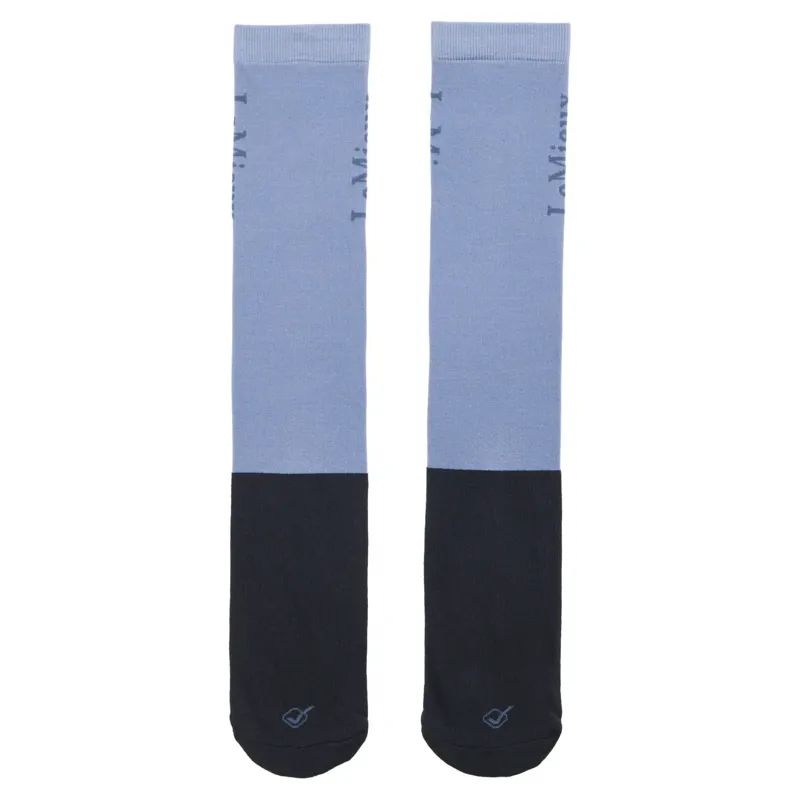 LeMieux Competition Riding Socks 2 Pack - Powder Blue-1