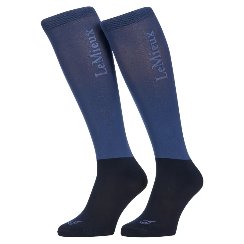 LeMieux Competition Riding Socks 2 Pack - Shadow
