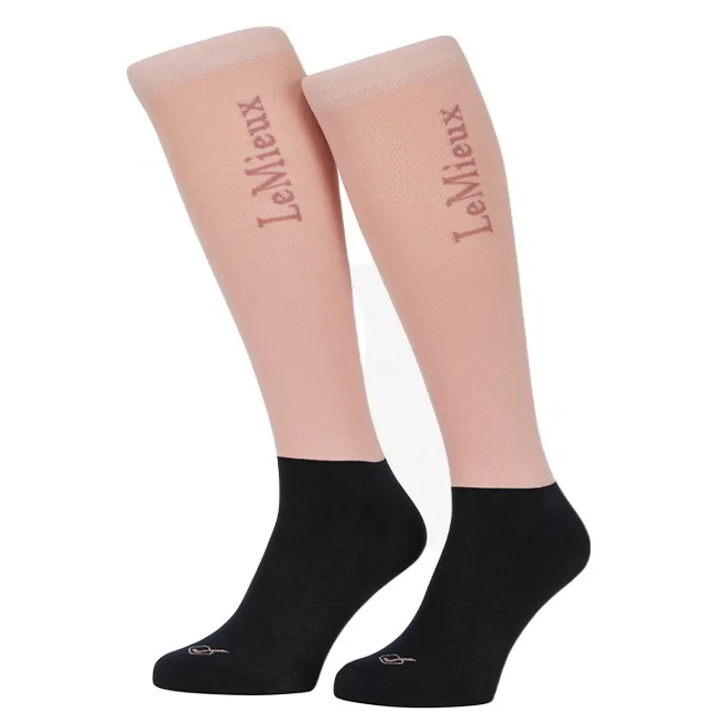 LeMieux Competition Riding Socks 2 Pack - Blossom