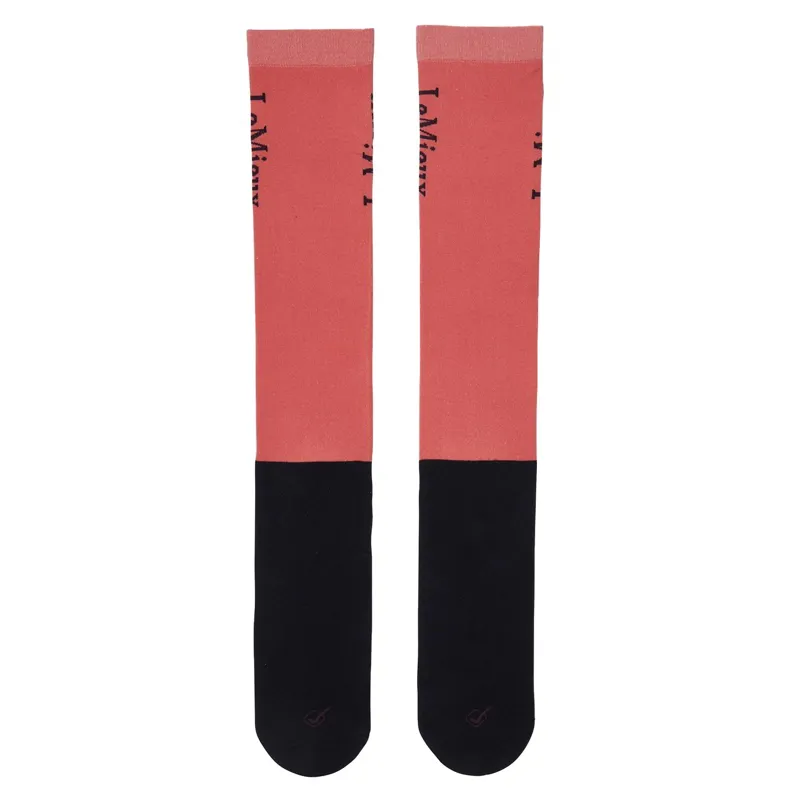LeMieux Competition Riding Socks 2 Pack - Cranberry-1
