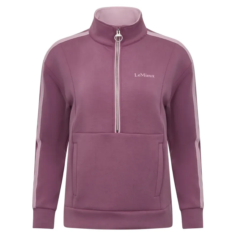 LeMieux Connie Women's Half Zip Sweatshirt - Mallow-1