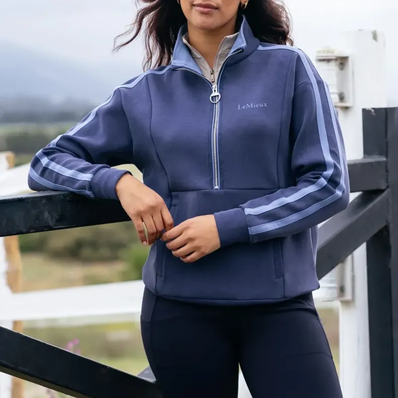 LeMieux Connie Women's Half Zip Sweatshirt - Shadow-6