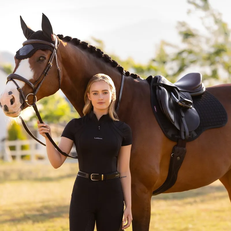 LeMieux Cotton GP Saddle Pad - Black-1