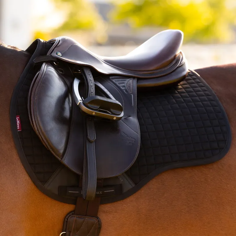 LeMieux Cotton GP Saddle Pad - Black-2