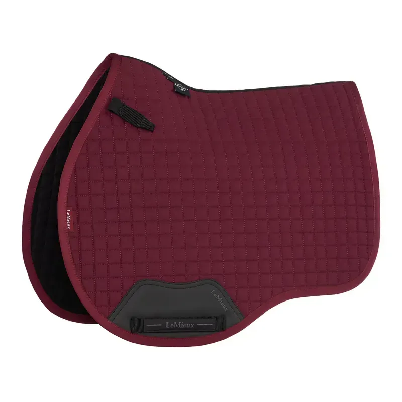 LeMieux Cotton All Purpose Saddle Pad - Burgundy