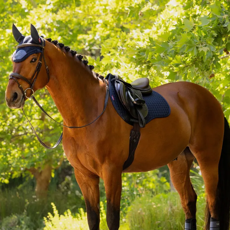 LeMieux Cotton All Purpose Saddle Pad - Navy-1