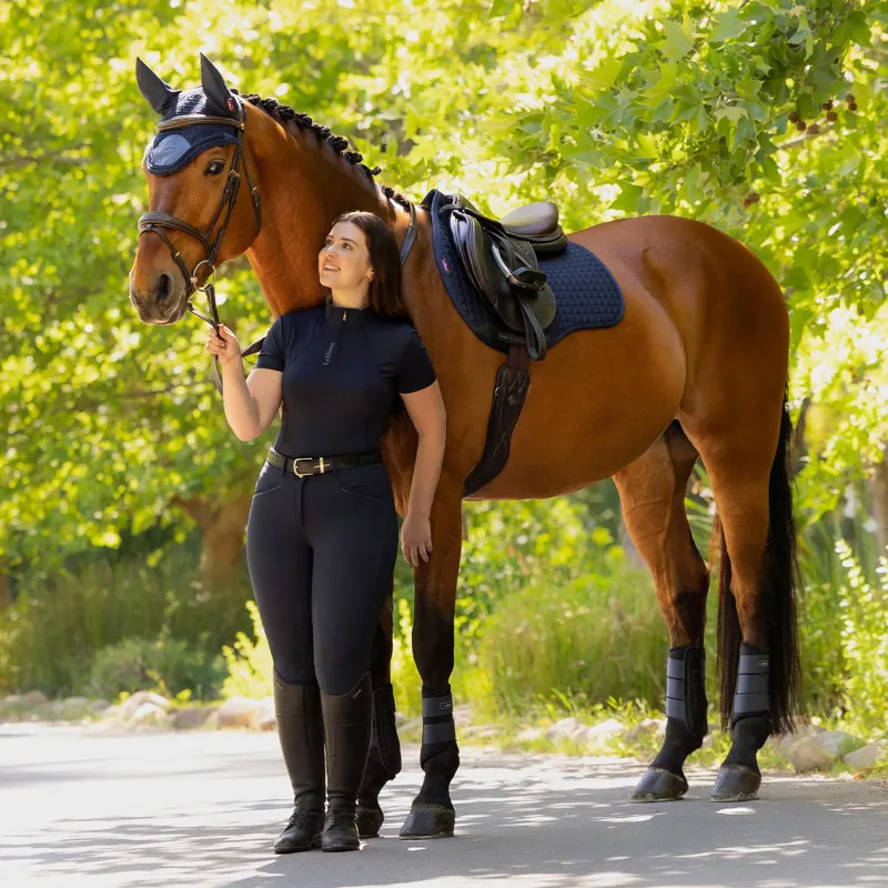 LeMieux Cotton All Purpose Saddle Pad - Navy-2