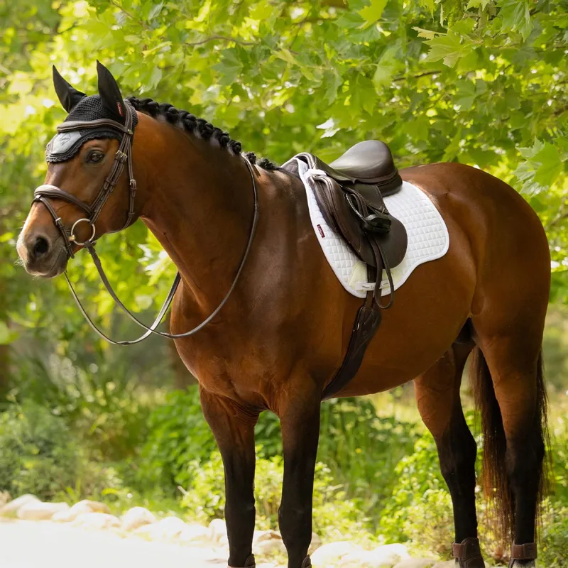 LeMieux Cotton All Purpose Saddle Pad - White-1
