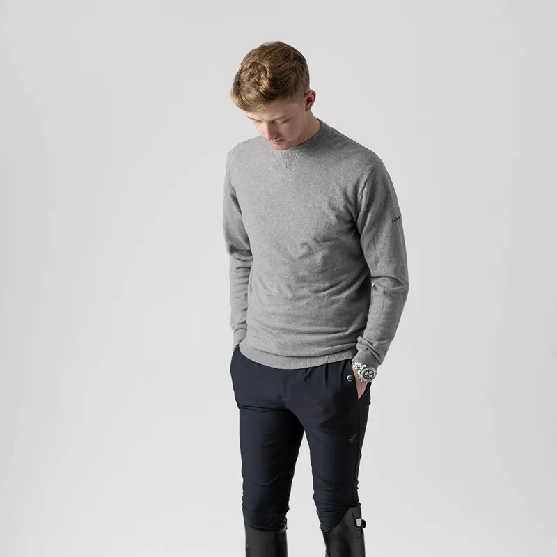 LeMieux Elite Crew Neck Mens Sweater - Grey-2