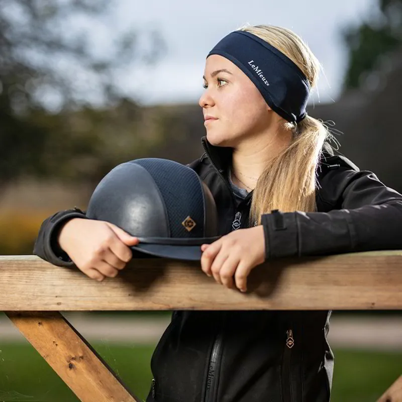 LeMieux Ear Warmer Headband - Indigo-3