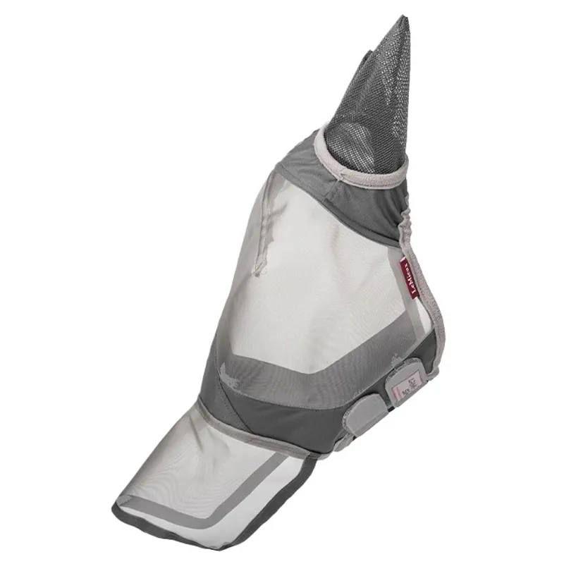 LeMieux ArmourShield Pro Ears and Nose Full Fly Mask - Gray-2