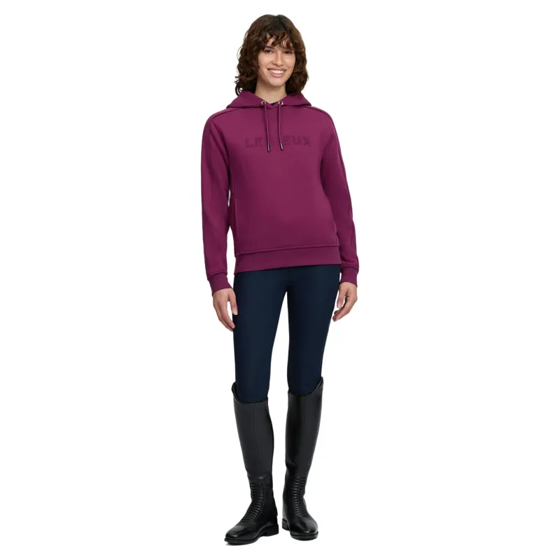 LeMieux Eden Womens Sparkle Hoodie - Blackberry-5