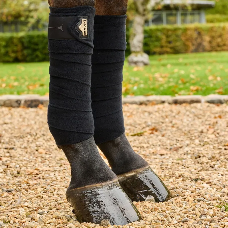 LeMieux Elevate Polo Wraps - Black-1