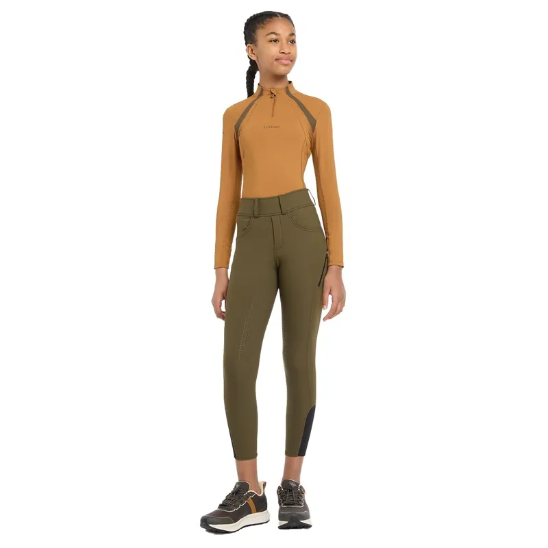 LeMieux Ella Young Rider Winter Riding Tights - Alpine-3
