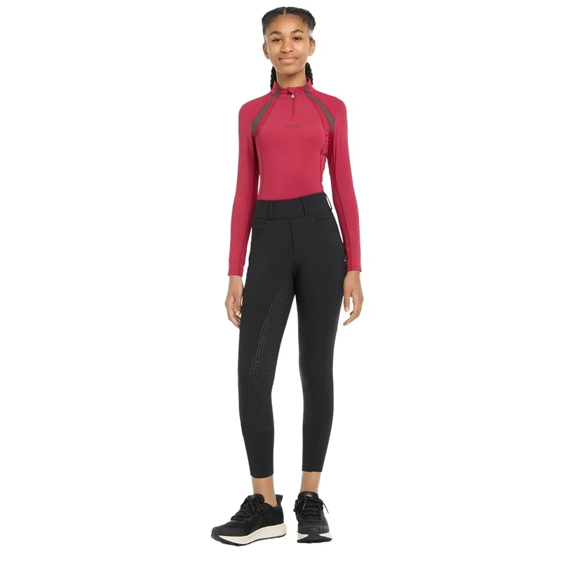LeMieux Ella Young Rider Winter Riding Tights - Black-4