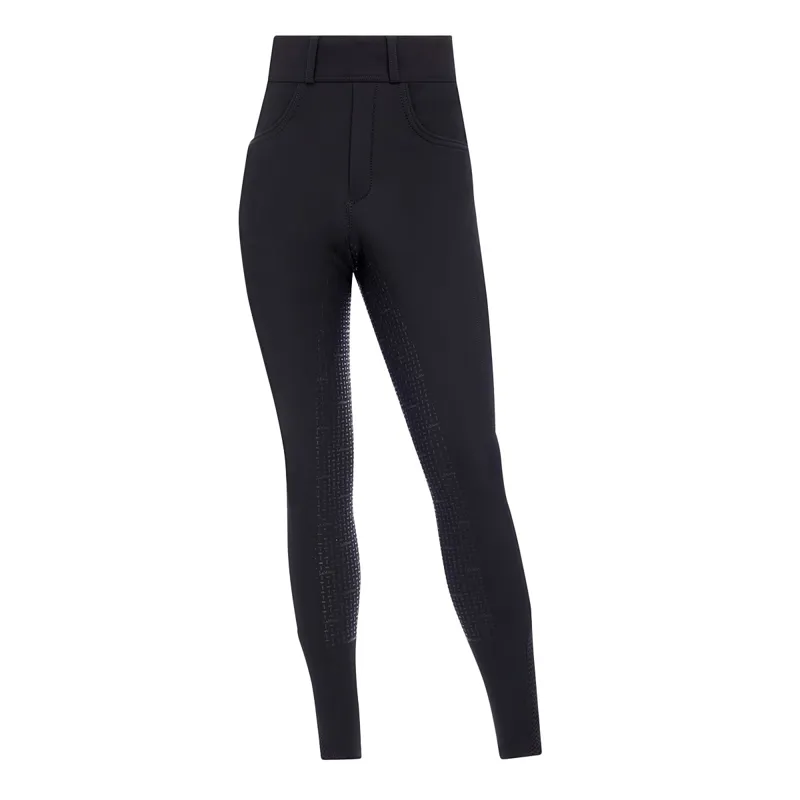 LeMieux Ella Young Rider Winter Riding Tights - Black-3