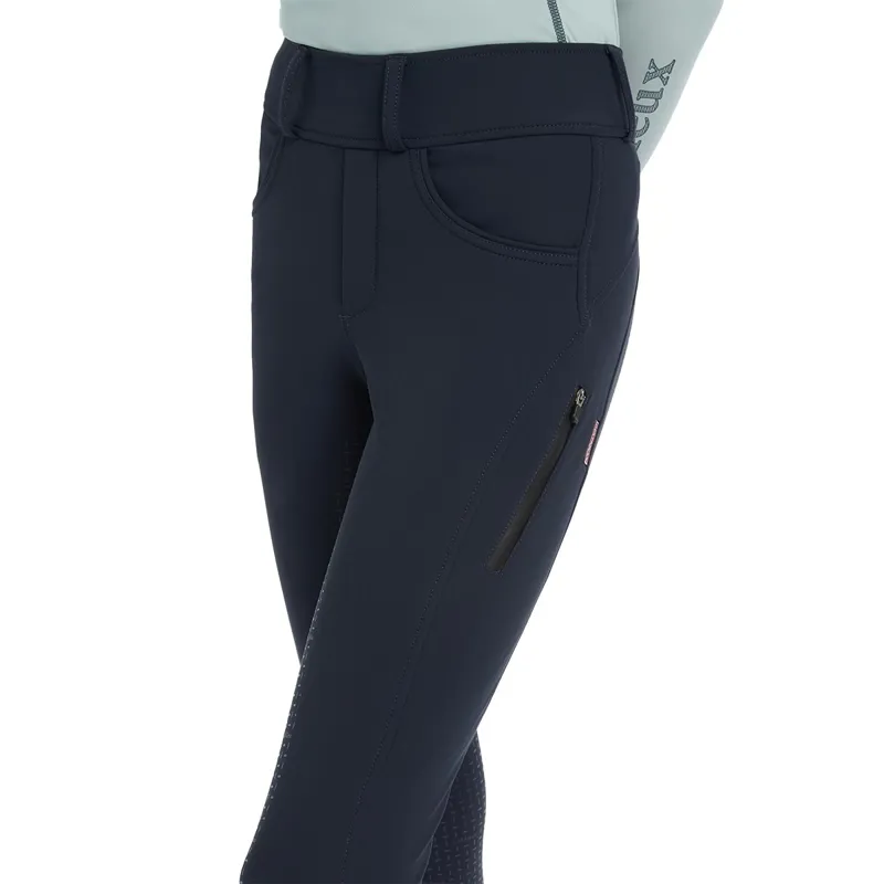 LeMieux Ella Young Rider Winter Riding Tights - Navy-5