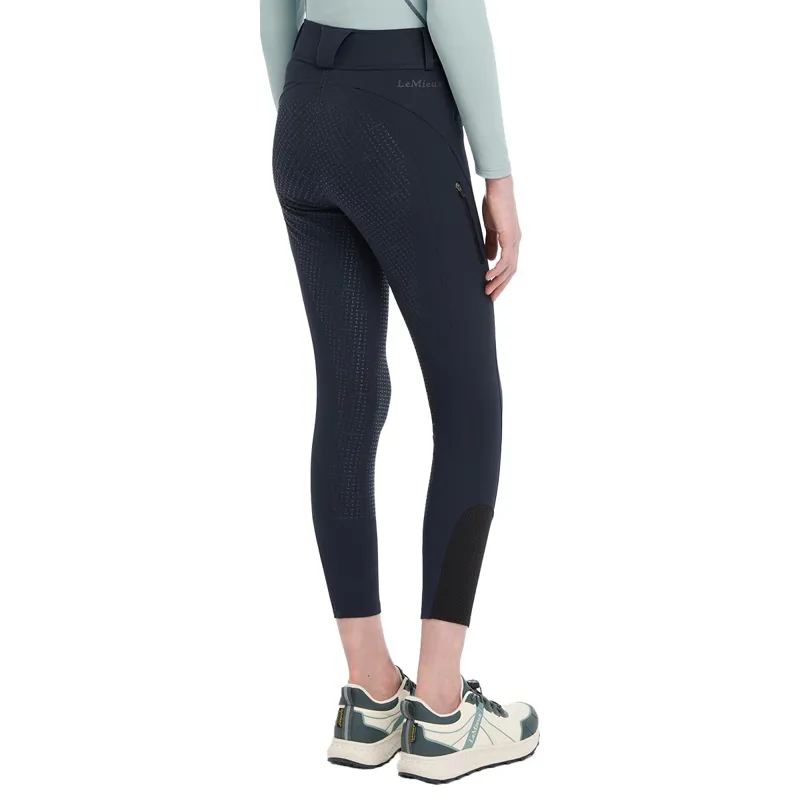 LeMieux Ella Young Rider Winter Riding Tights - Navy-3