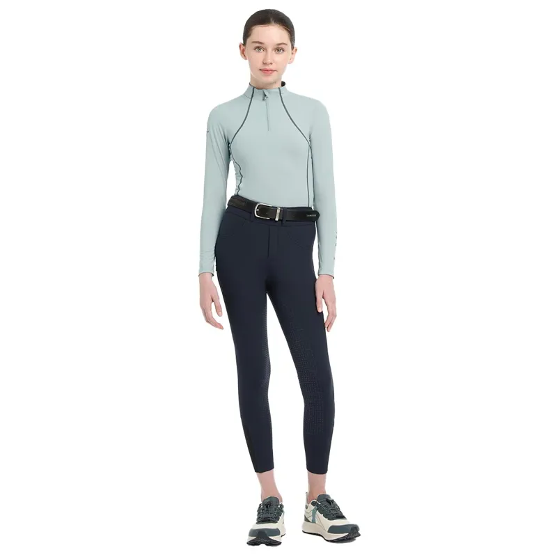 LeMieux Ella Young Rider Winter Riding Tights - Navy-2