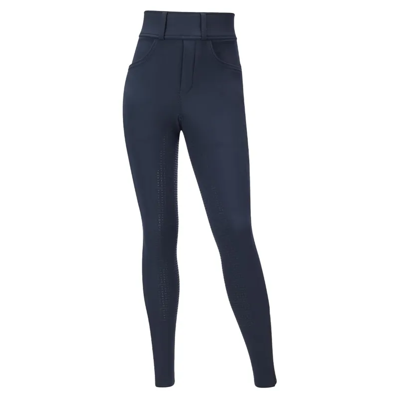 LeMieux Ella Young Rider Winter Riding Tights - Navy-4