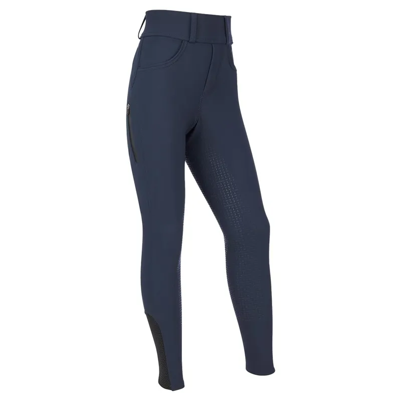 LeMieux Ella Young Rider Winter Riding Tights - Navy-1