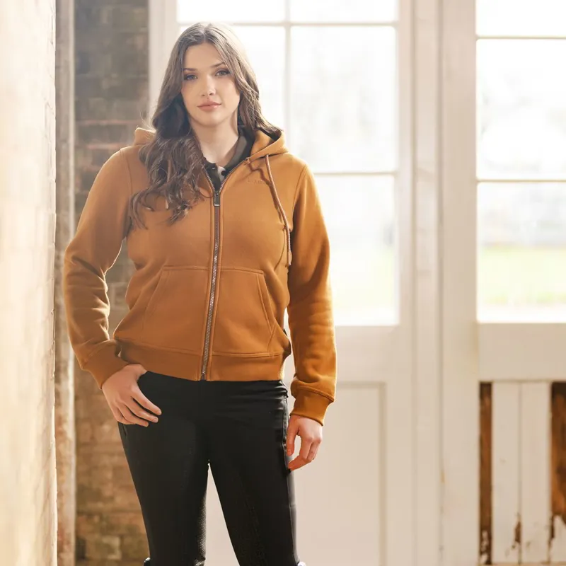 LeMieux Elle Womens Zip-Up Hoodie - Ginger-3